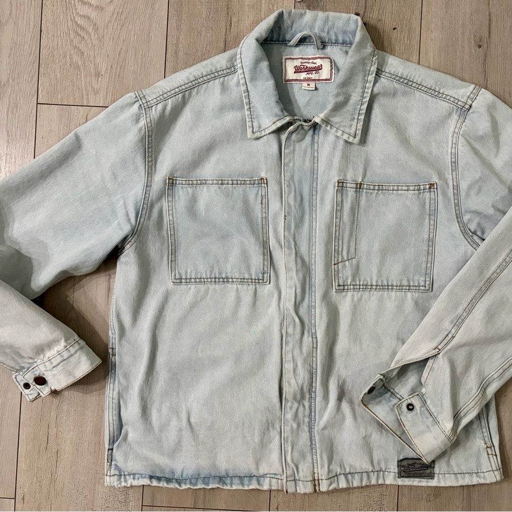 Brooklyn Cloth Light Wash Type II  Denim Jacket Size M